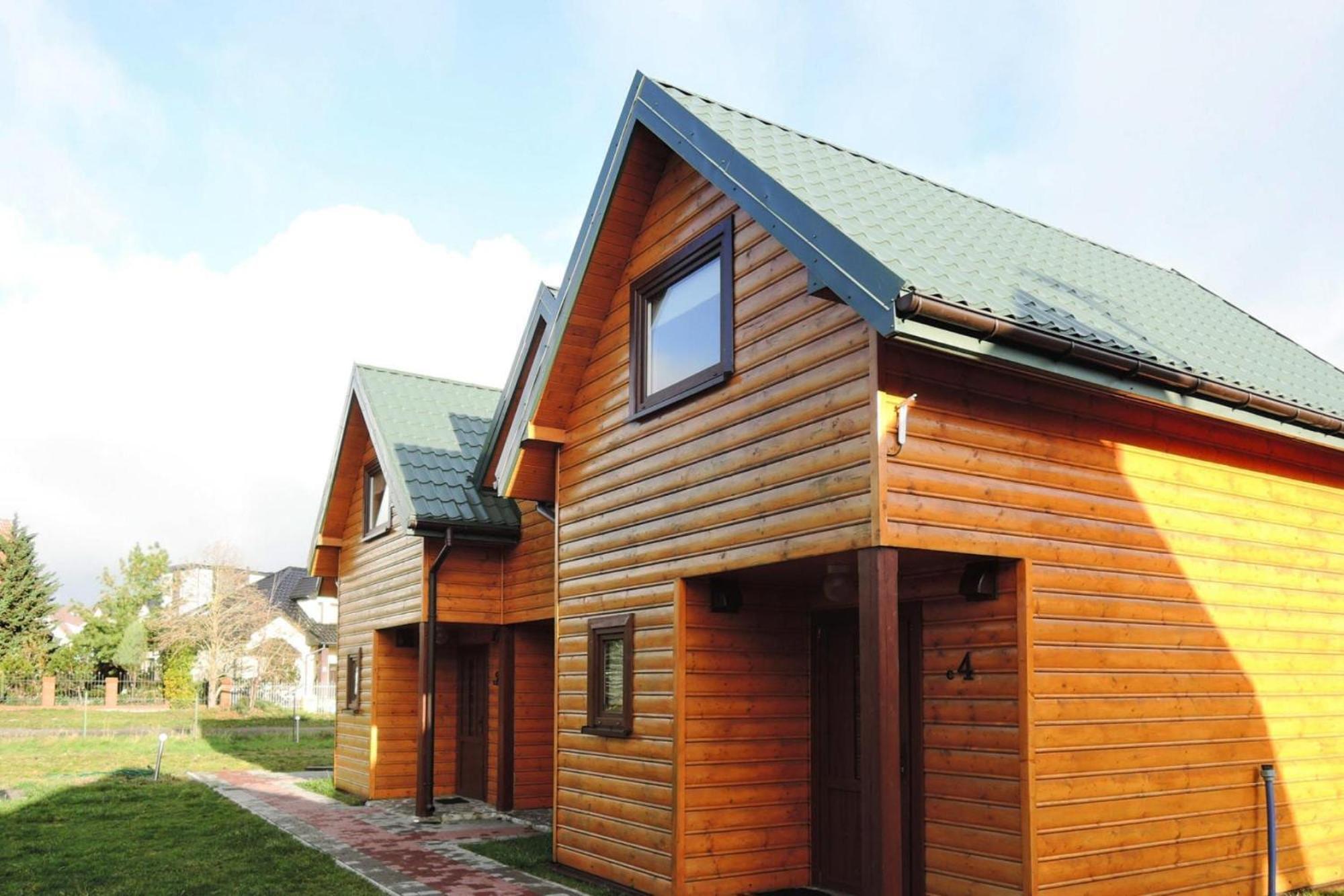 Modern Wood House In Rewal With A Terrace Villa Buitenkant foto